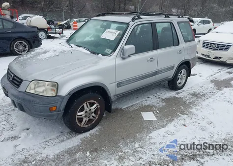 2001 Honda Cr-V Ex из США, поврежденный, VIN JHLRD17621S016706